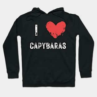 I Heart Capybaras Hoodie